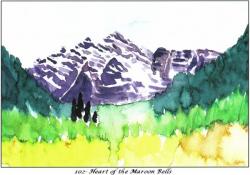 Heart of the Maroon Bells
